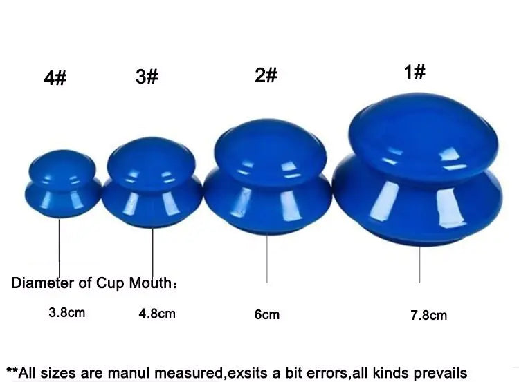 Ventouses de massage en silicone à vide