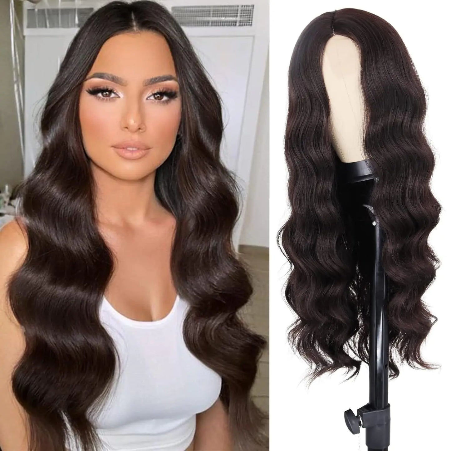 Coiffure en Dentelle pour Femmes pour Cheveux Bouclés à Grandes Ondulations