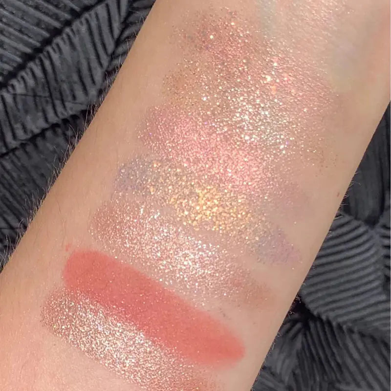 Palette de Fards à Paupières Neuf Couleurs DIKALU Éclat de Coucher de Soleil