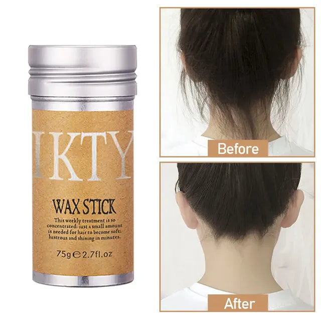 Professional Non-Greasy Hair Wax Stick for All Hair Types