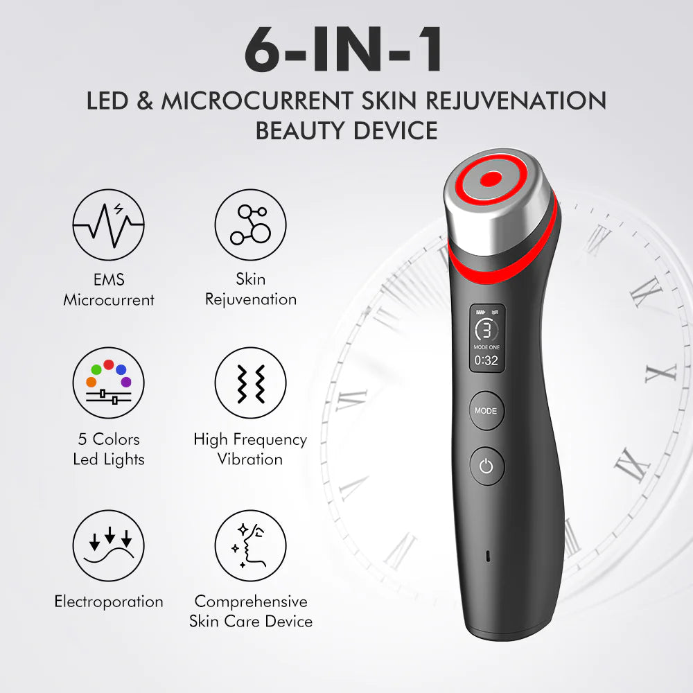 Dispositif de massage par vibrations et photothérapie