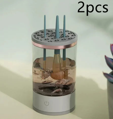 Nettoyeur Électrique Portable pour Pinceaux de Maquillage avec Charge USB