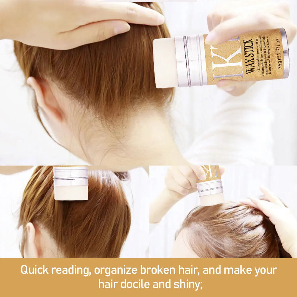 Professional Non-Greasy Hair Wax Stick for All Hair Types