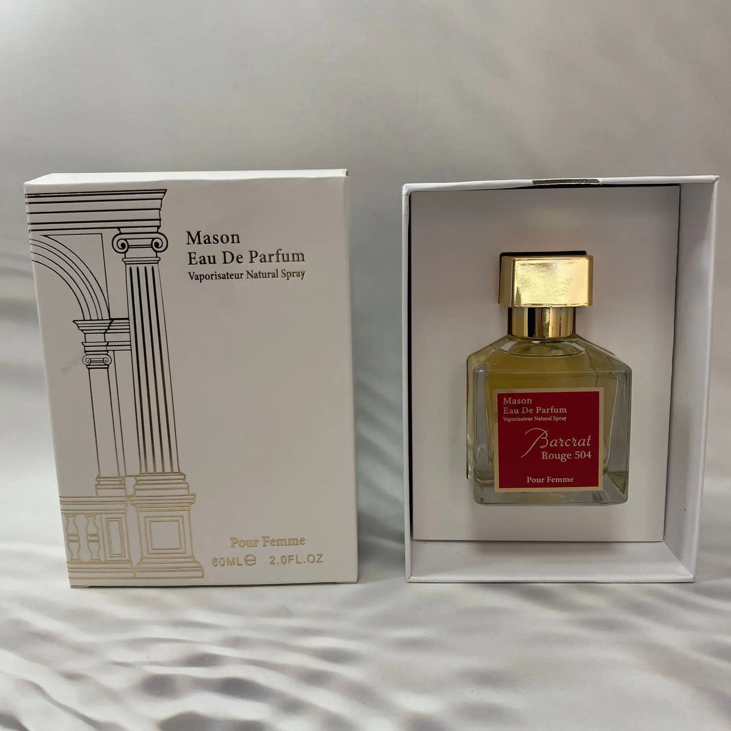 Parfum Populaire Baccarat Rouge Rose Oud 70ml (Vente en gros)