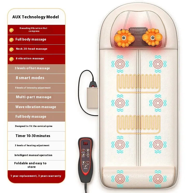 Tapis de massage cervical allongé pour le corps entier