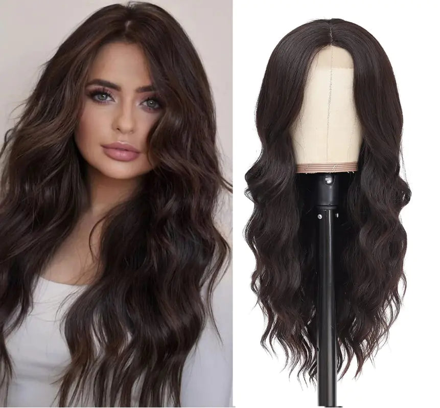 Coiffure en Dentelle pour Femmes pour Cheveux Bouclés à Grandes Ondulations