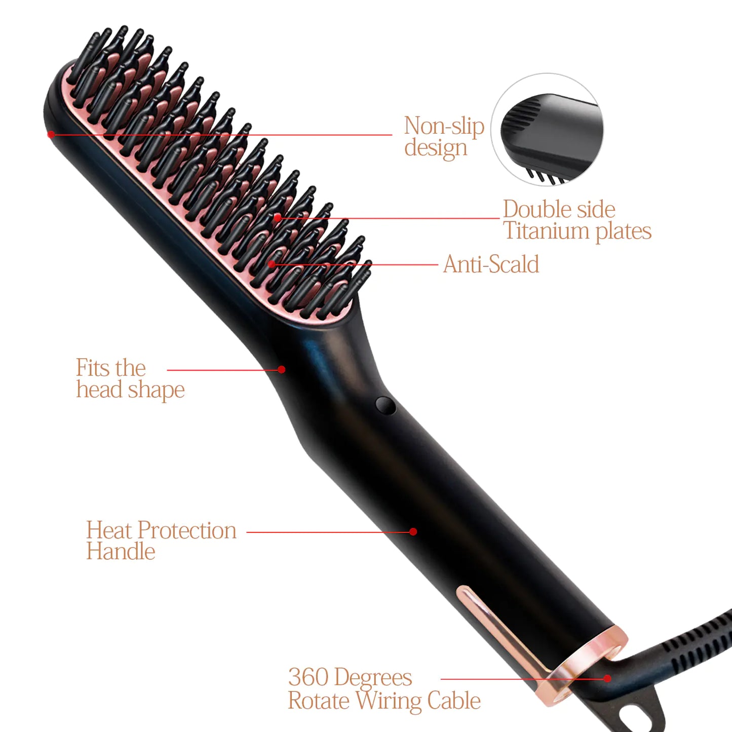 Kit entretien barbe afro – Lissage facile