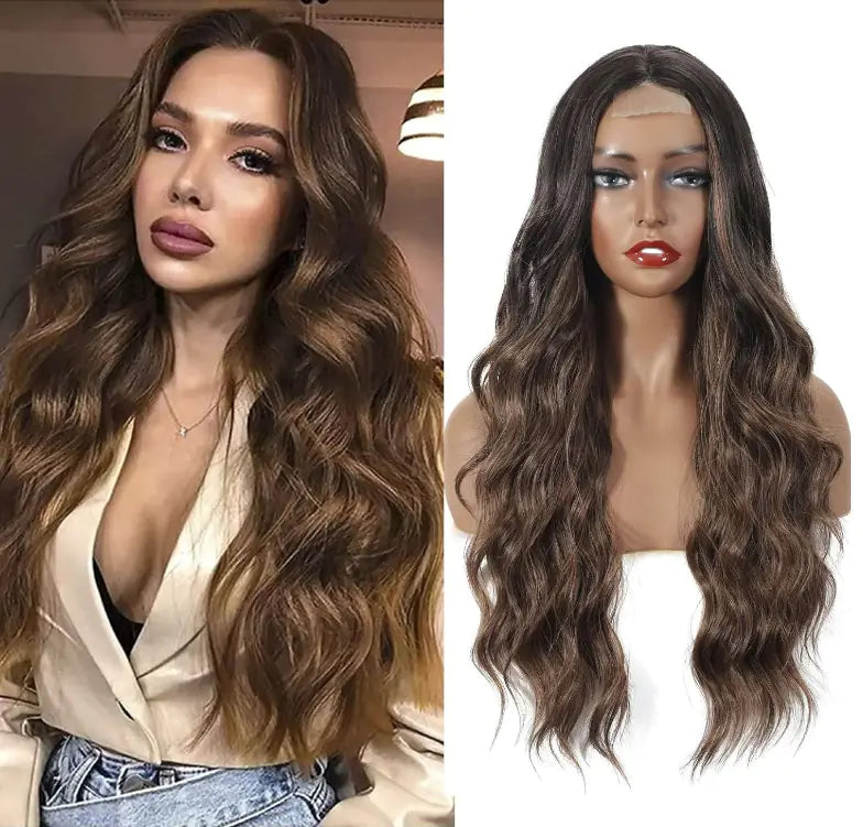 Coiffure en Dentelle pour Femmes pour Cheveux Bouclés à Grandes Ondulations