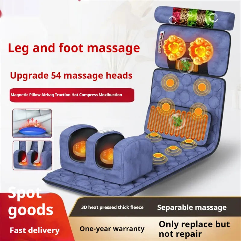 Tapis de massage cervical allongé pour le corps entier