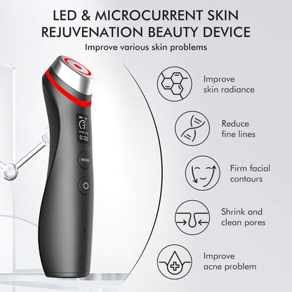 Dispositif de massage par vibrations et photothérapie