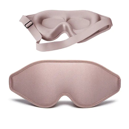 Masque de Sommeil en Mousse à Mémoire de Forme 3D Naturel pour le Confort