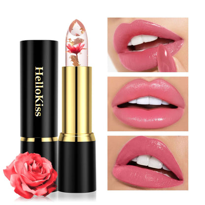 Rouge à Lèvres Hydratant aux Fleurs de Gelée Nourrissantes