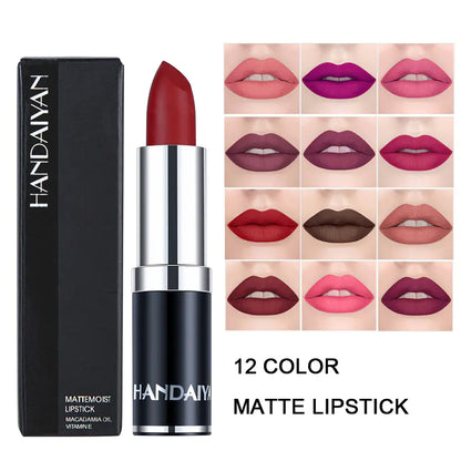 Gloss Mat Velouté en Nuances de Rouge Brun et Pourpre