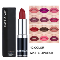 Gloss Mat Velouté en Nuances de Rouge Brun et Pourpre