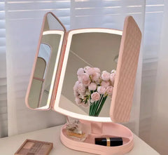 Lampe de maquillage LED pliante pour bureau