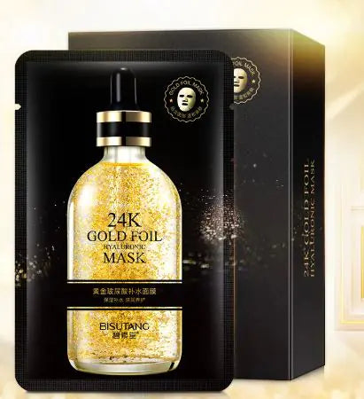 Masque bio à poudre d'or – Hydratation 72h