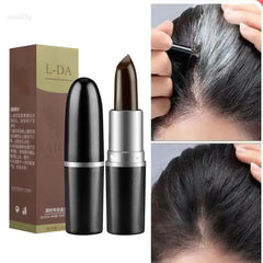 Crème Colorante Temporaire Noir Marron pour Couverture des Cheveux Gris