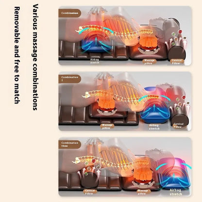Tapis de massage cervical allongé pour le corps entier