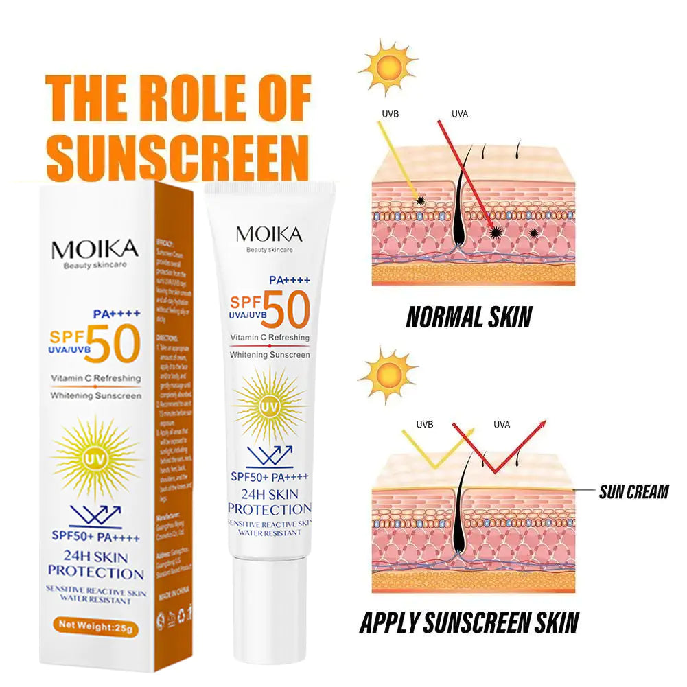 Écran Solaire Blanchissant SPF50+ avec Protection UV (25G)