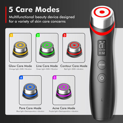Dispositif de massage par vibrations et photothérapie